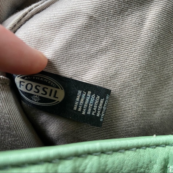 Fossil Mint Green Perforated Tote Bag - Picture 7 of 7